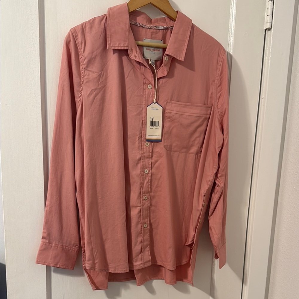 Casa Cabana Coral Button-Up Shirt